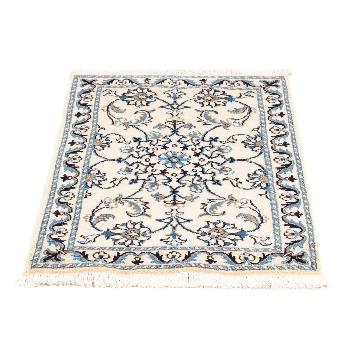Persisk tæppe - Nain - 84 x 57 cm - beige
