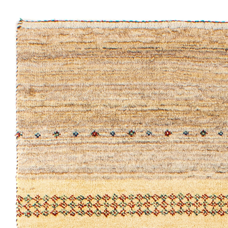 Gabbeh Tæppe - Loribaft Persisk - 138 x 79 cm - beige