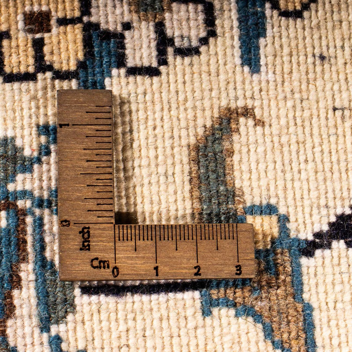 Persisk tæppe - Nain rundt  - 200 x 200 cm - beige