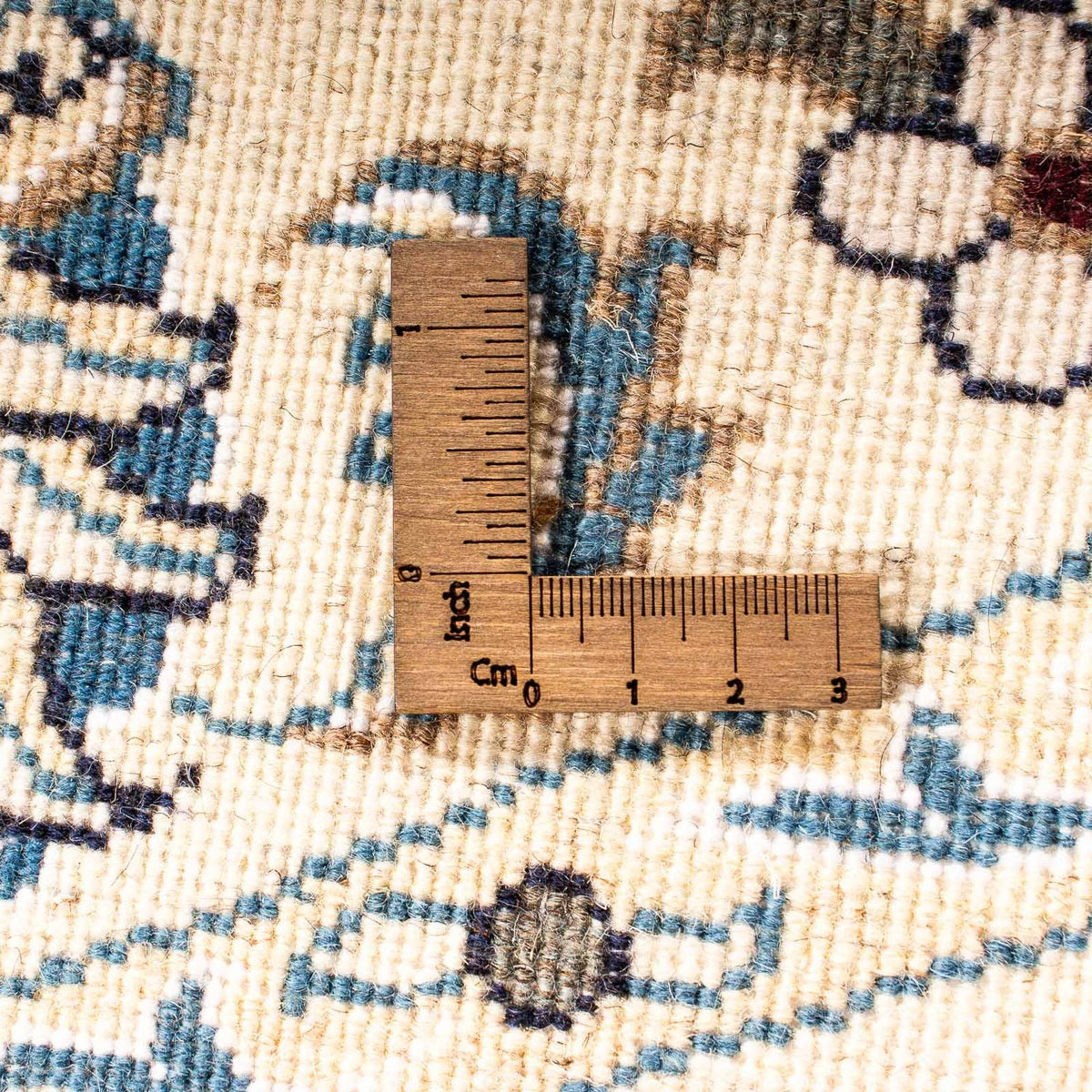 Persisk tæppe - Nain rundt  - 150 x 150 cm - beige