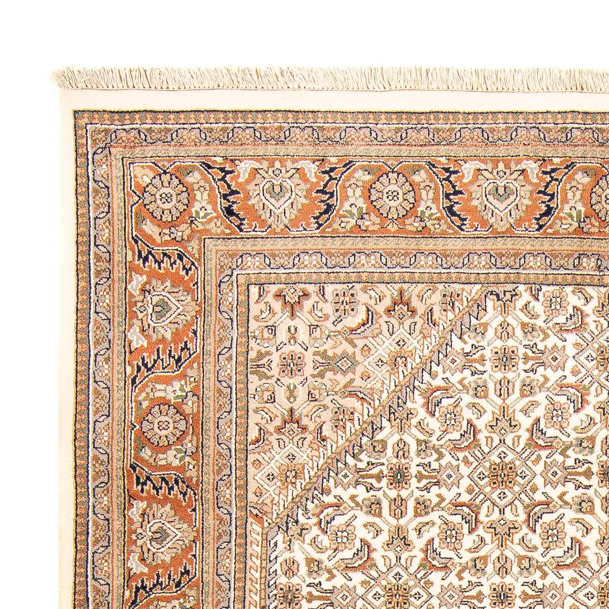 Orientalsk tæppe - Bijar - Indus - 240 x 166 cm - beige