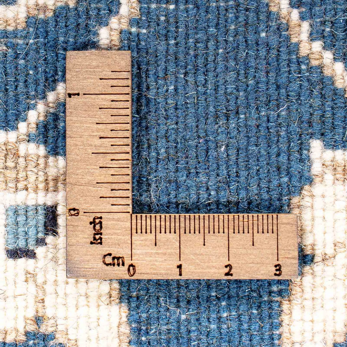 Persisk tæppe - Nain - 140 x 70 cm - mørkeblå