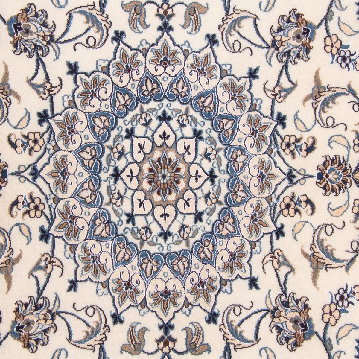 Persisk tæppe - Nain - 266 x 198 cm - beige