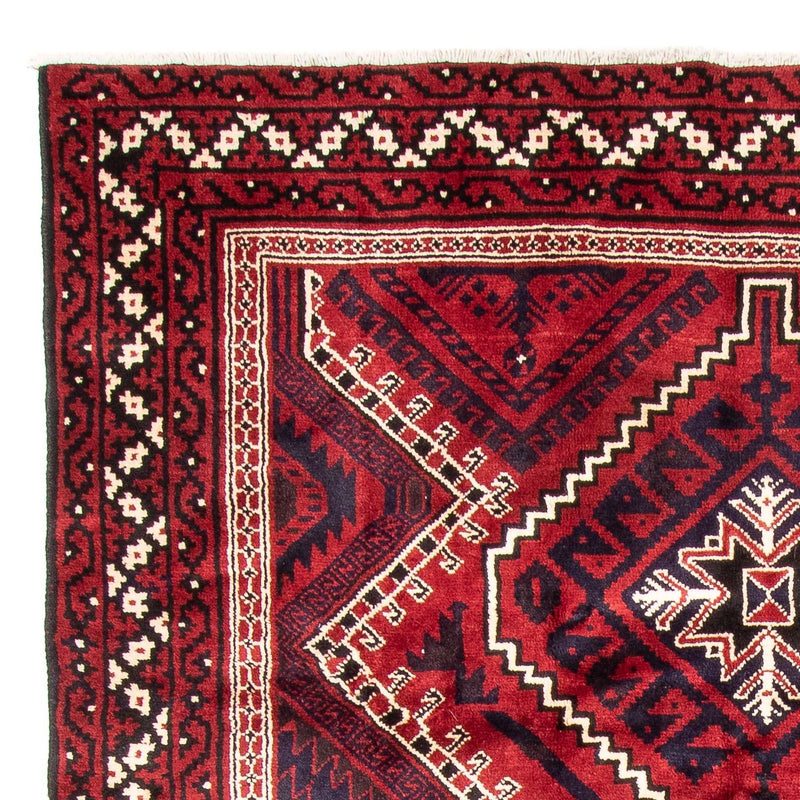 Persisk tæppe - Nomadisk - 326 x 230 cm - mørkerød