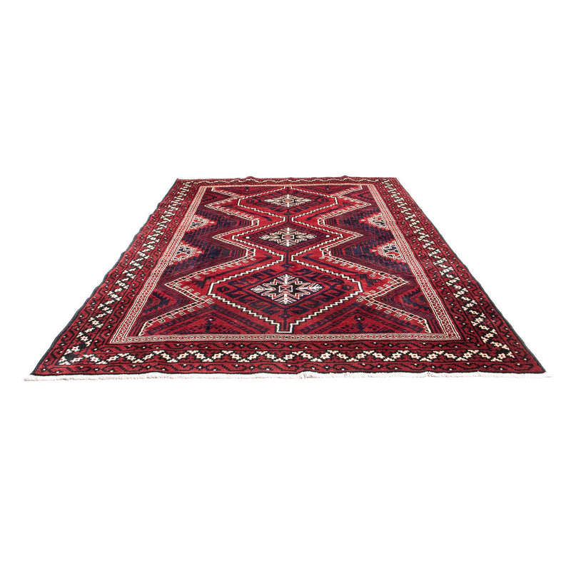 Persisk tæppe - Nomadisk - 326 x 230 cm - mørkerød