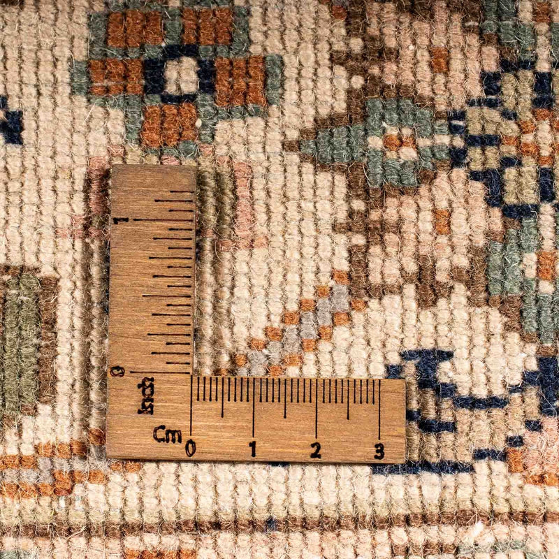 Orientalsk tæppe - Bijar - Indus - 242 x 169 cm - lys brun
