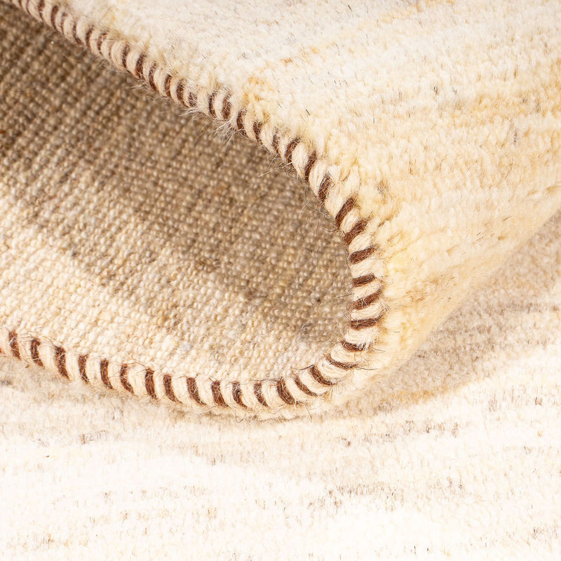 Gabbeh Tæppe - Loribaft Persisk - 137 x 72 cm - beige