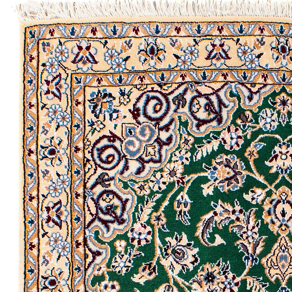 Persisk tæppe - Nain - Royal - 148 x 101 cm - mørkegrøn