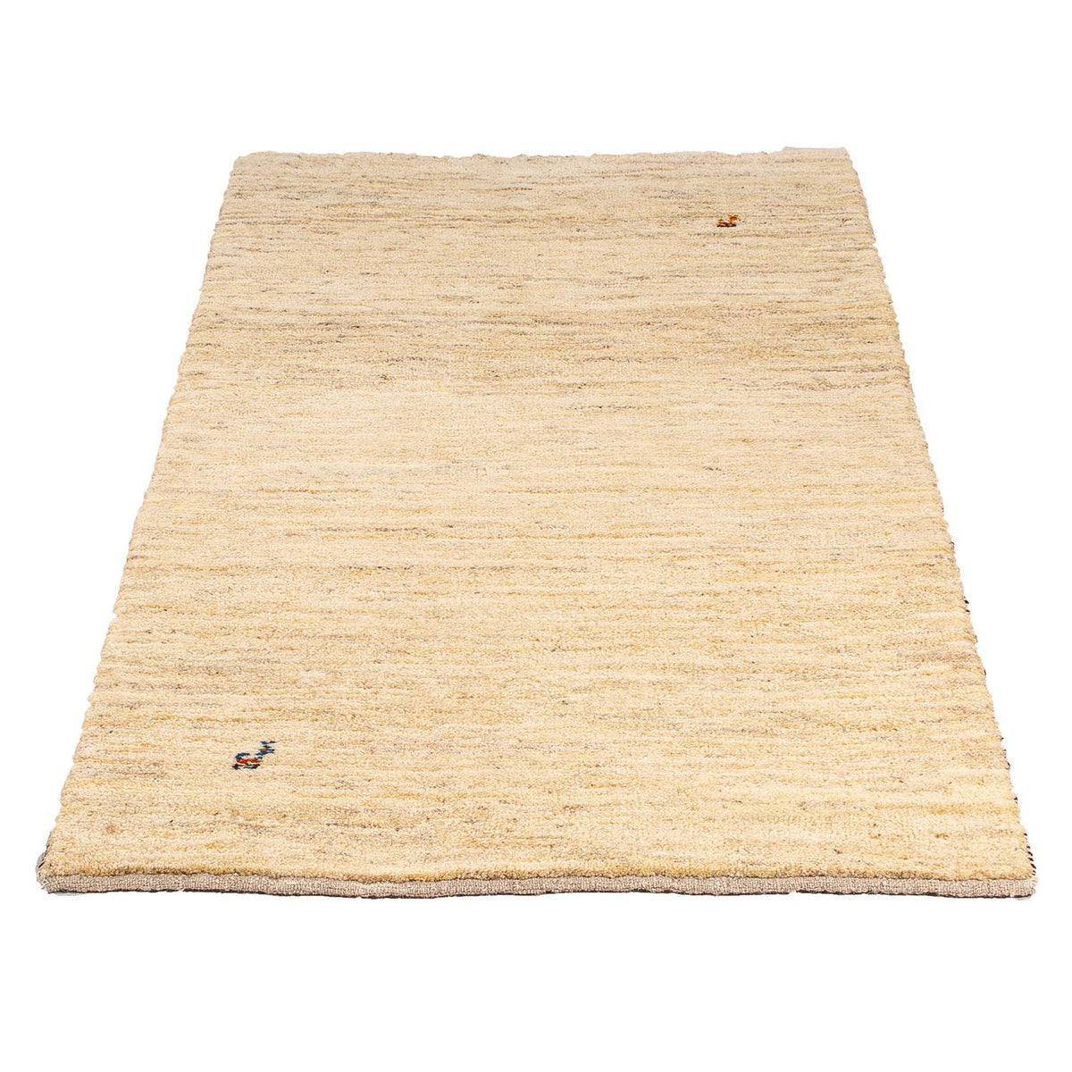 Gabbeh Tæppe - Loribaft Persisk - 140 x 75 cm - beige