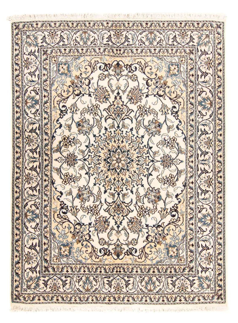 Persisk tæppe - Nain - 195 x 145 cm - beige