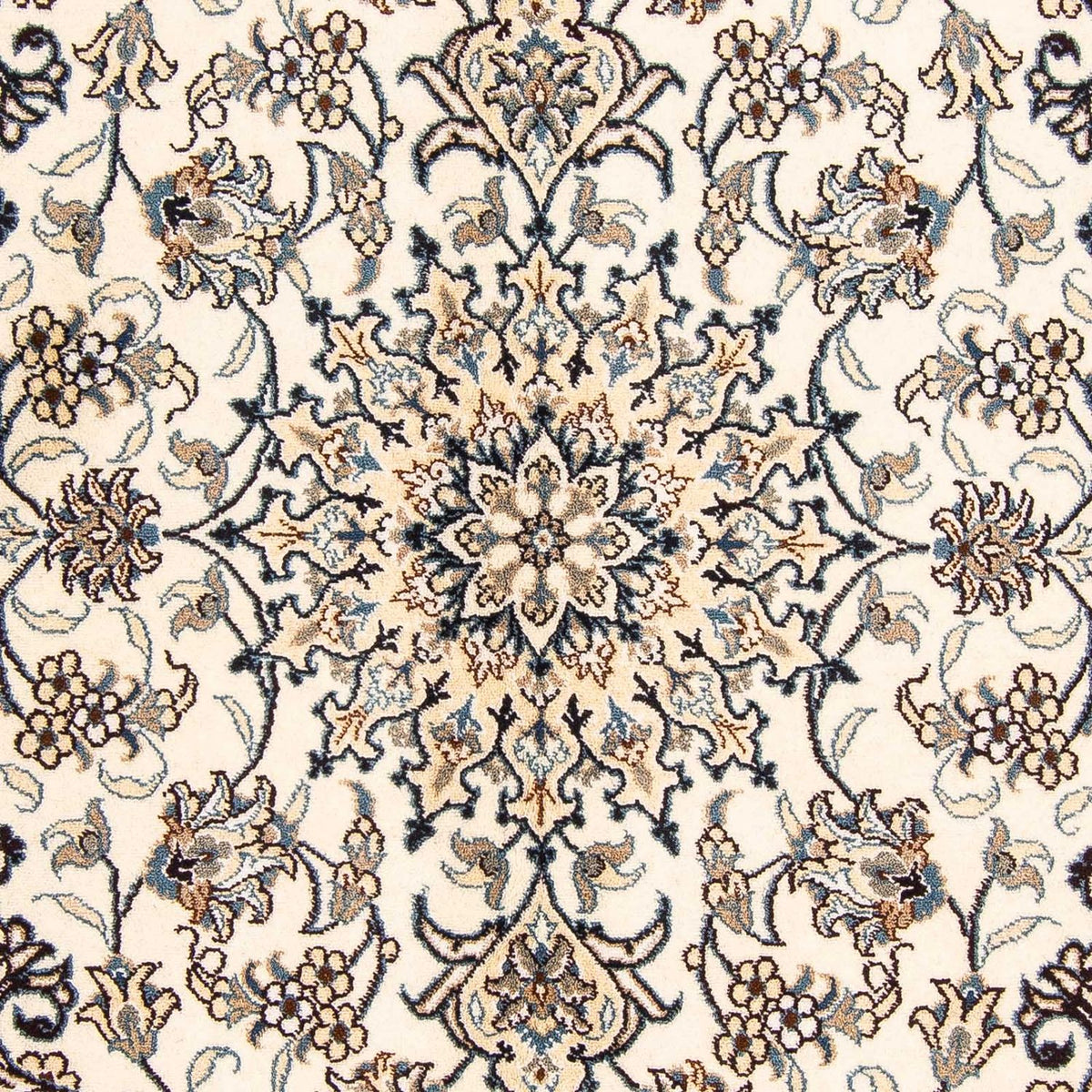 Persisk tæppe - Nain - 195 x 145 cm - beige