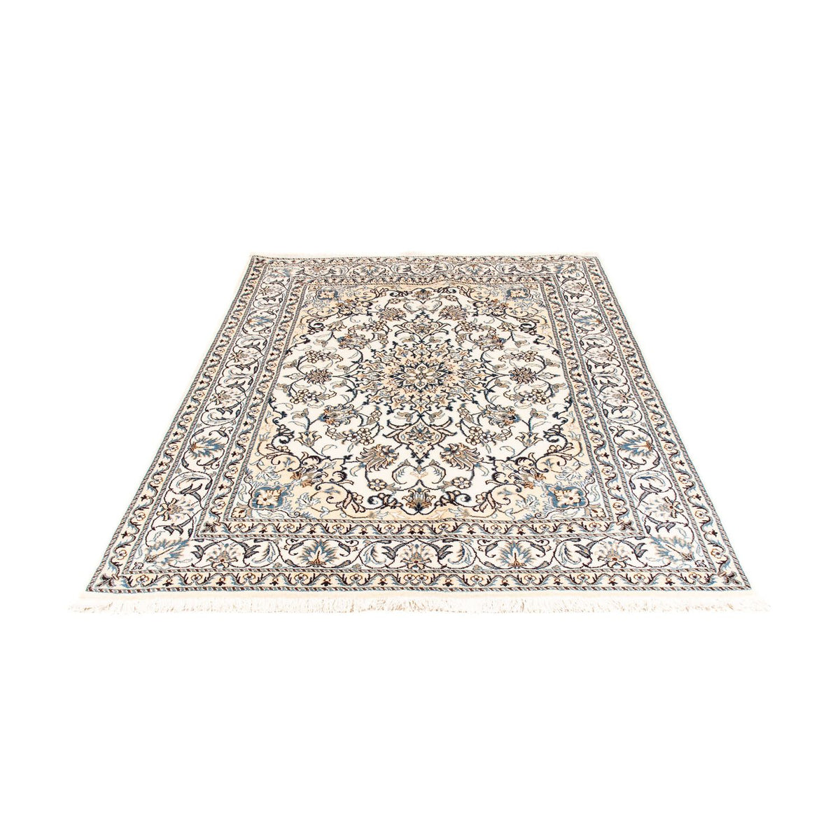 Persisk tæppe - Nain - 195 x 145 cm - beige