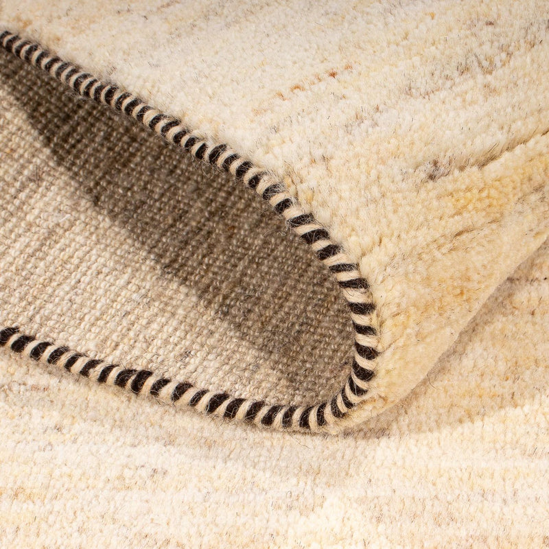 Gabbeh Tæppe - Loribaft Persisk - 141 x 73 cm - beige