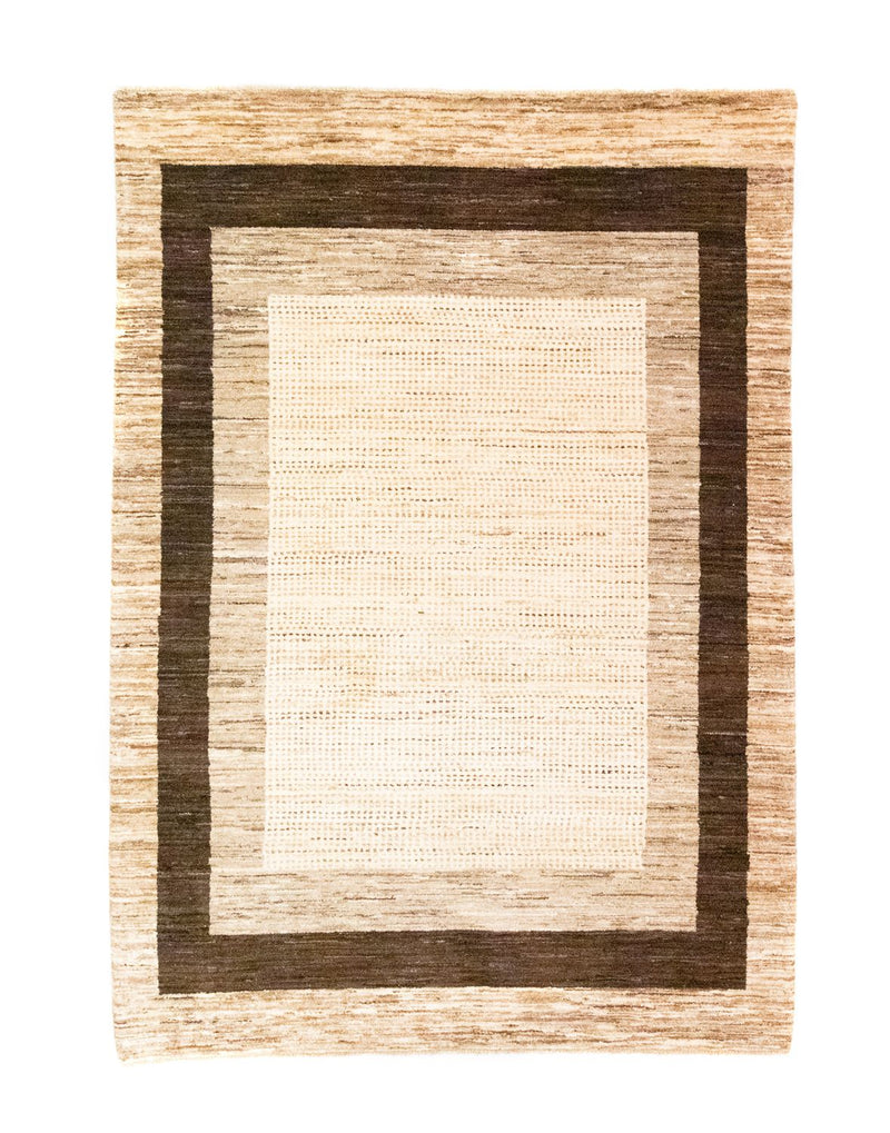 Gabbeh-tæppe - Indus - 201 x 140 cm - beige