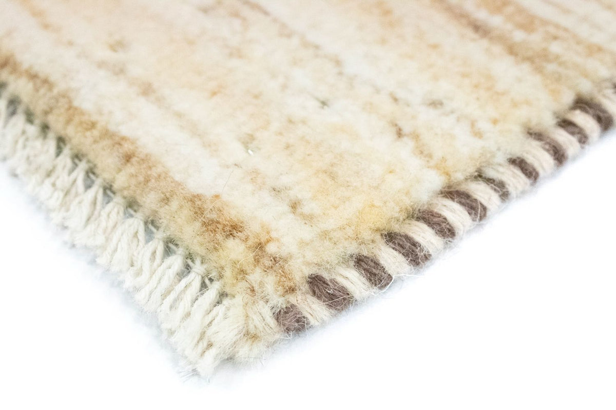 Gabbeh Tæppe - Loribaft Persisk - 350 x 234 cm - beige