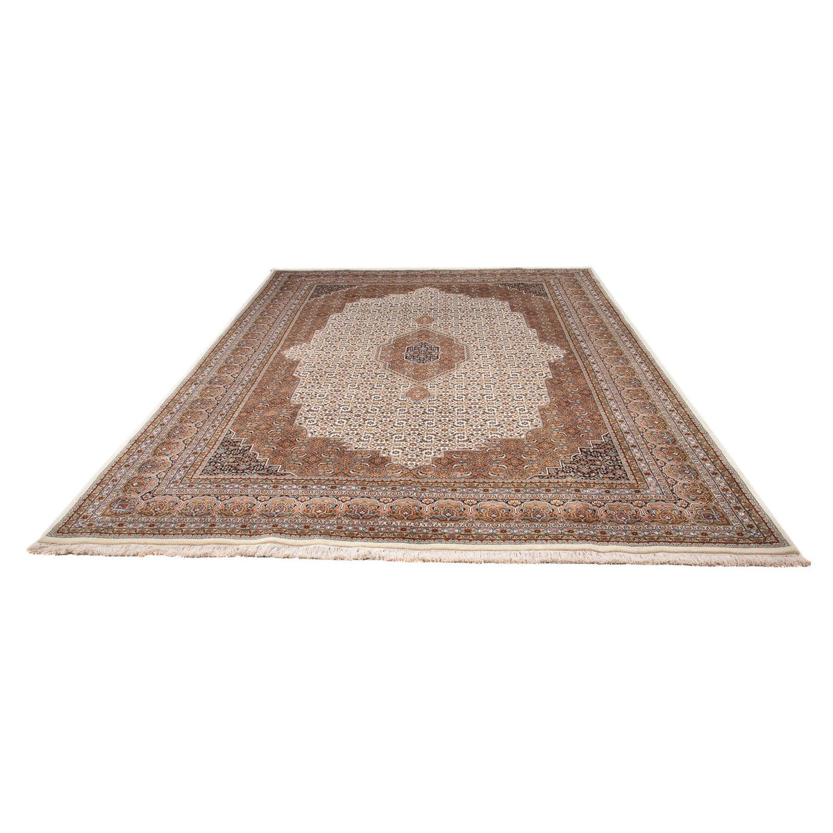 Orientalsk tæppe - Bijar - Indus - 342 x 247 cm - beige