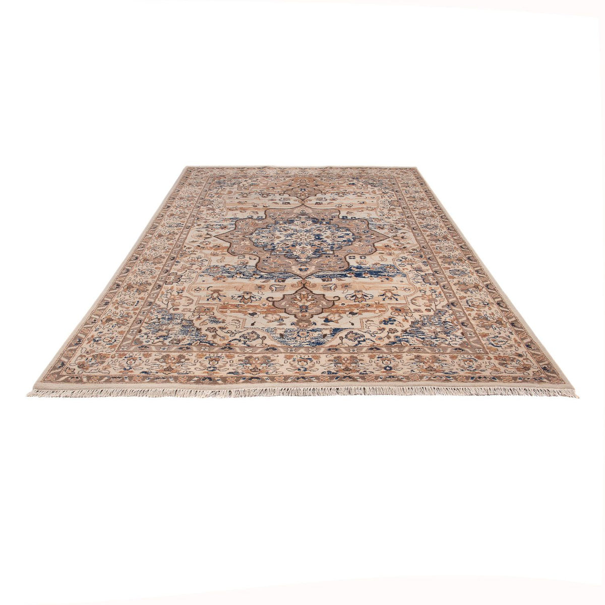 Designer tæppe - 295 x 201 cm - lys brun