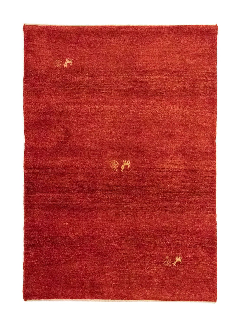 Gabbeh-tæppe - Persisk - 145 x 100 cm - rød