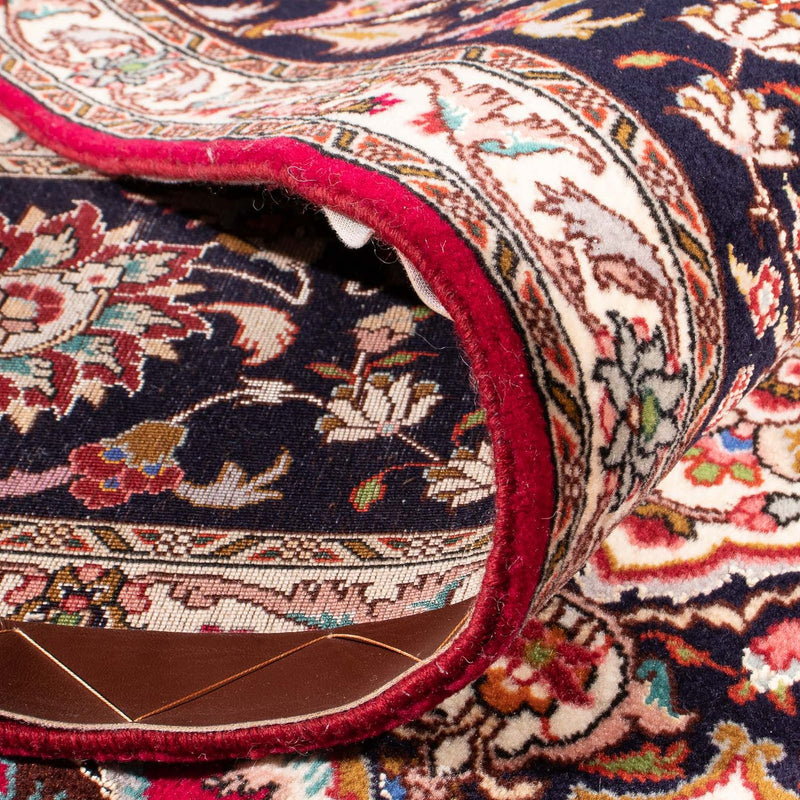 Persisk tæppe - Tabriz - Royal firkantet  - 246 x 245 cm - mørkerød