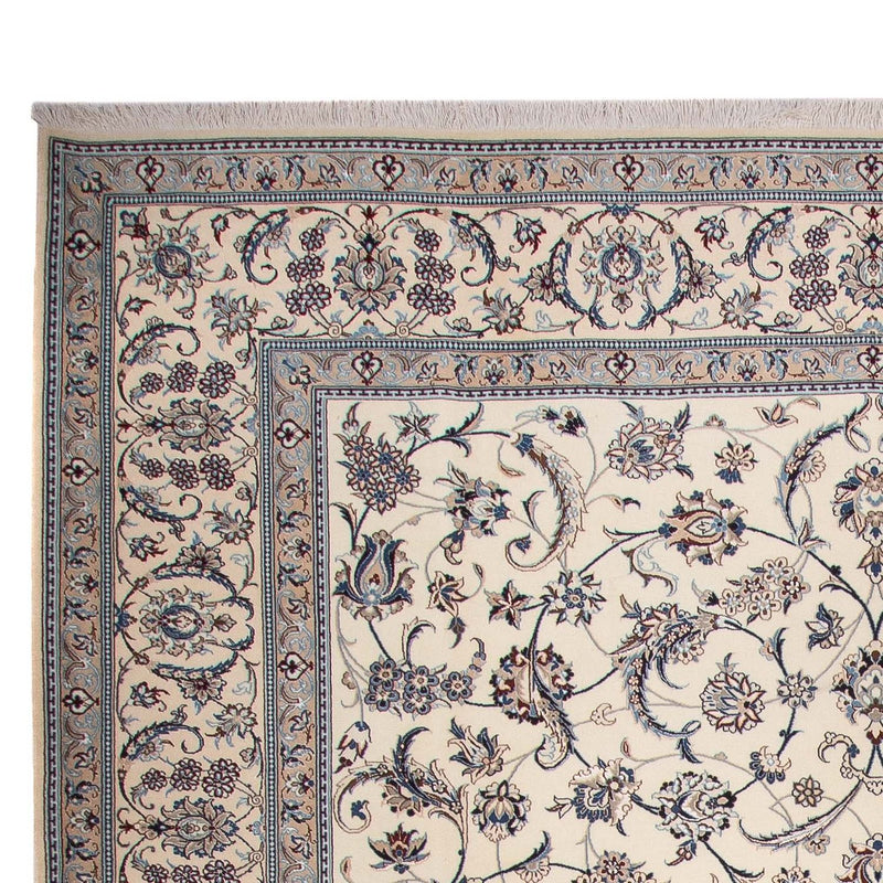 Persisk tæppe - Nain - Premium - 337 x 251 cm - beige