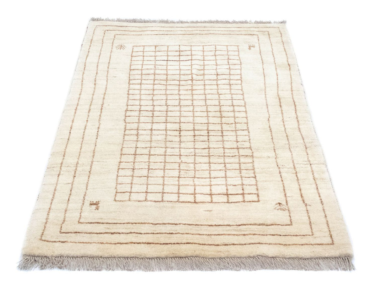 Gabbeh-tæppe - Persisk - 145 x 100 cm - beige