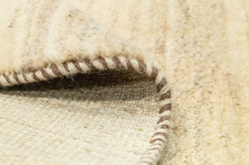 Gabbeh-tæppe - Persisk - 135 x 73 cm - naturlig hvid