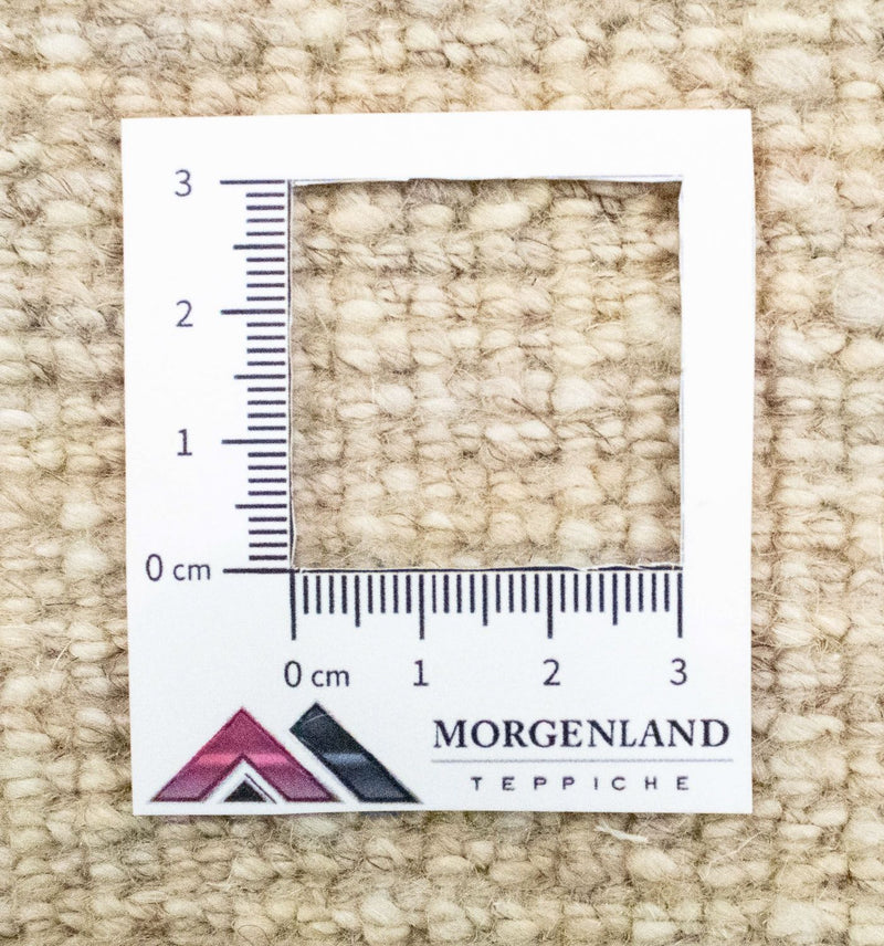 Gabbeh-tæppe - Persisk - 135 x 73 cm - naturlig hvid