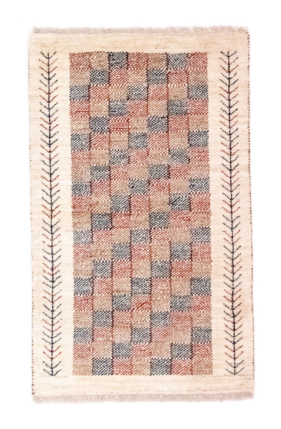 Gabbeh-tæppe - Persisk - 135 x 80 cm - beige