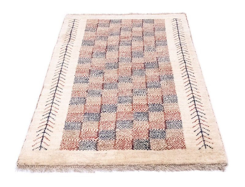 Gabbeh-tæppe - Persisk - 135 x 80 cm - beige
