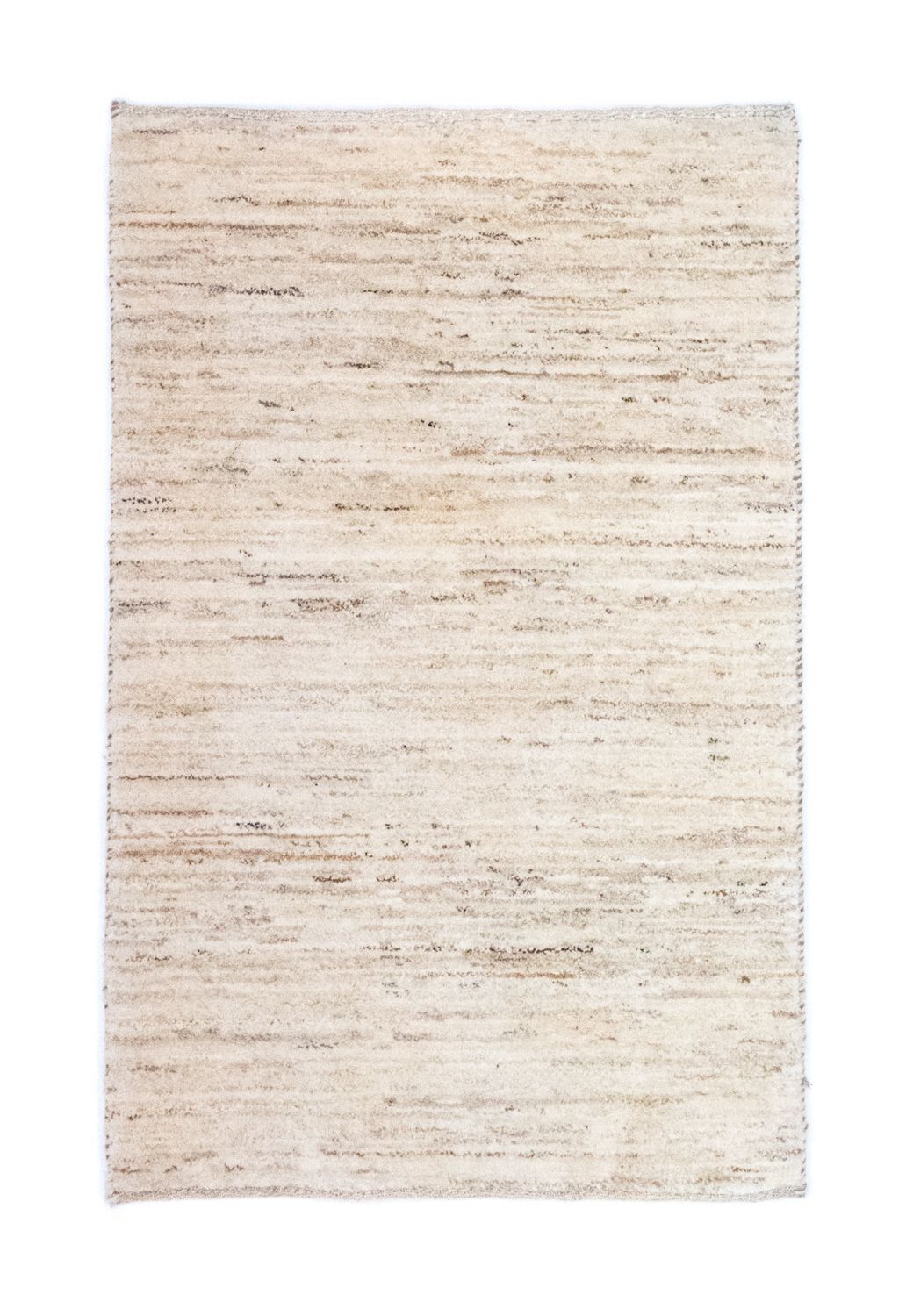 Gabbeh-tæppe - Persisk - 132 x 83 cm - naturlig hvid