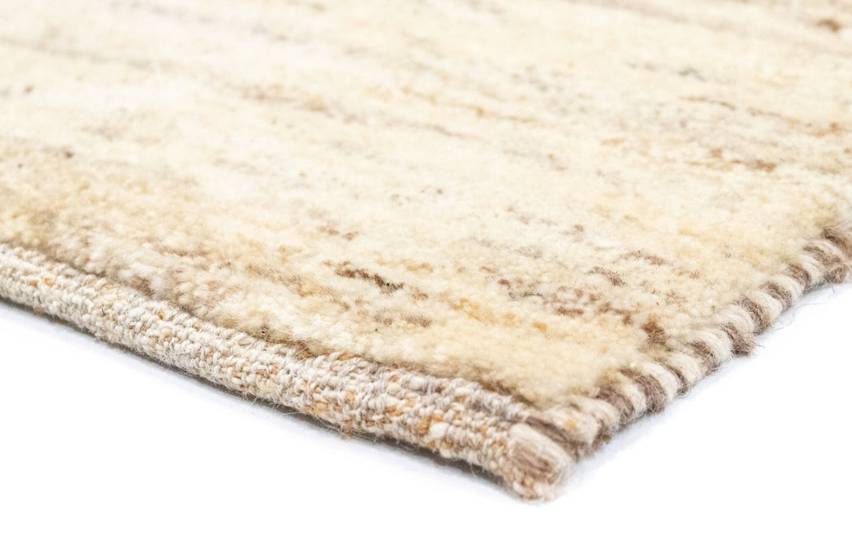Gabbeh-tæppe - Persisk - 132 x 83 cm - naturlig hvid