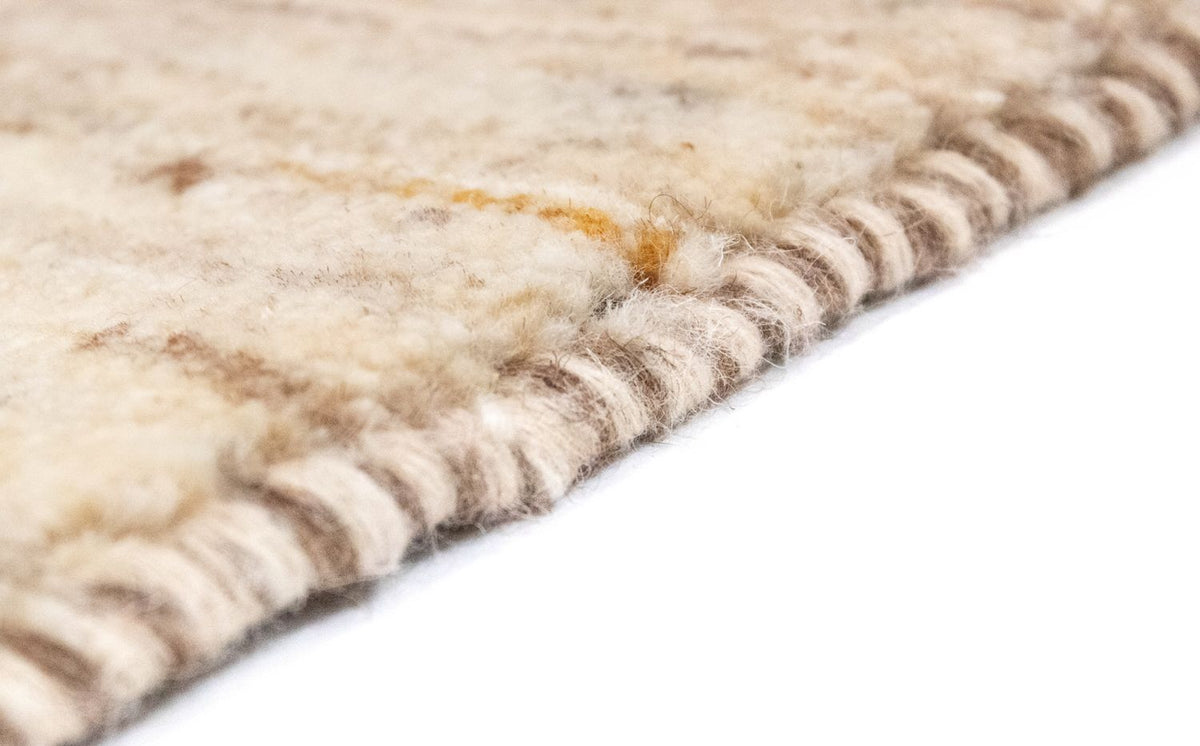 Gabbeh-tæppe - Persisk - 132 x 83 cm - naturlig hvid