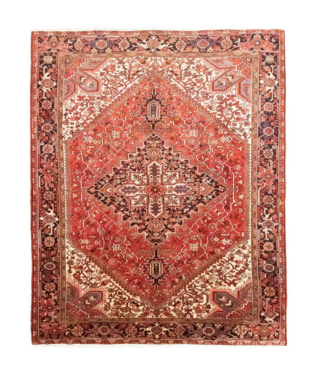 Persisk tæppe - Nomadisk - 324 x 250 cm - orange