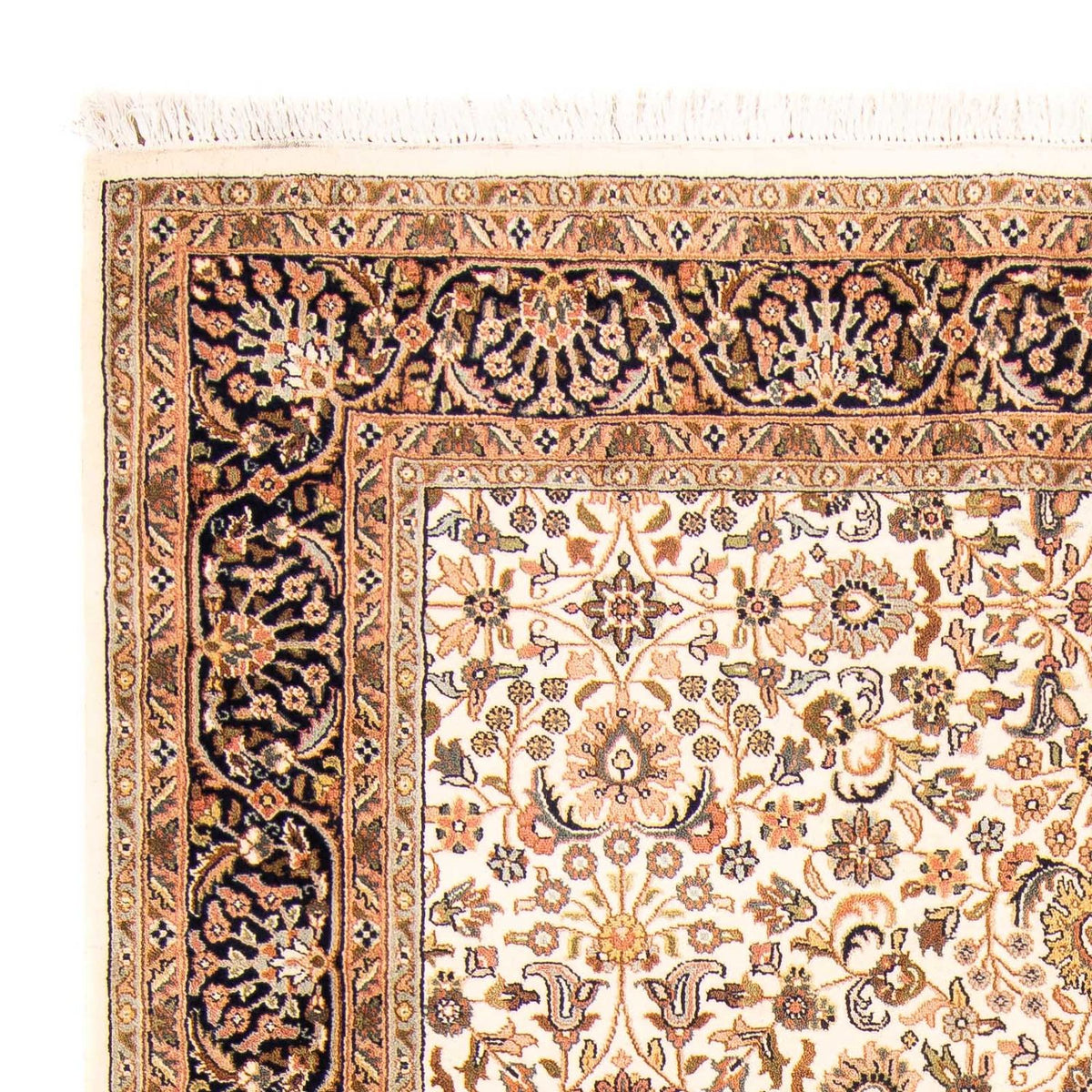 Orientalsk tæppe - Keshan - Indus - 243 x 172 cm - beige