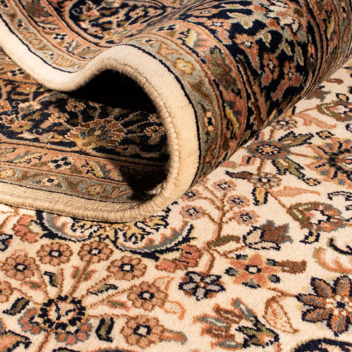 Orientalsk tæppe - Keshan - Indus - 243 x 172 cm - beige