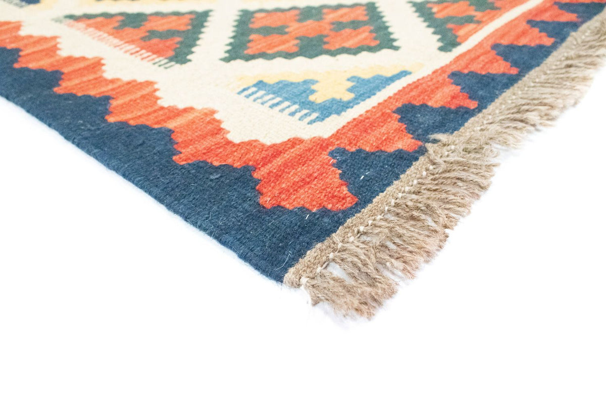 Løber Kelim-tæppe - orientalsk - 203 x 65 cm - beige