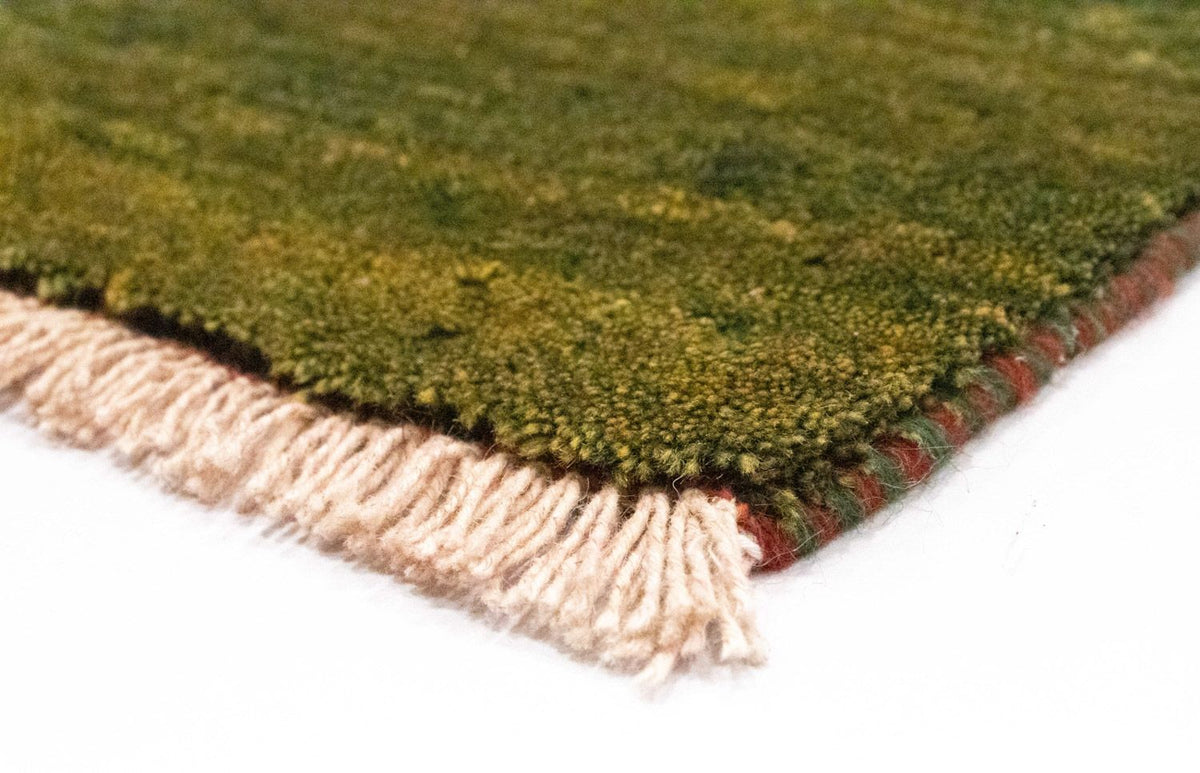Løber Gabbeh-tæppe - Persisk - 205 x 66 cm - grøn