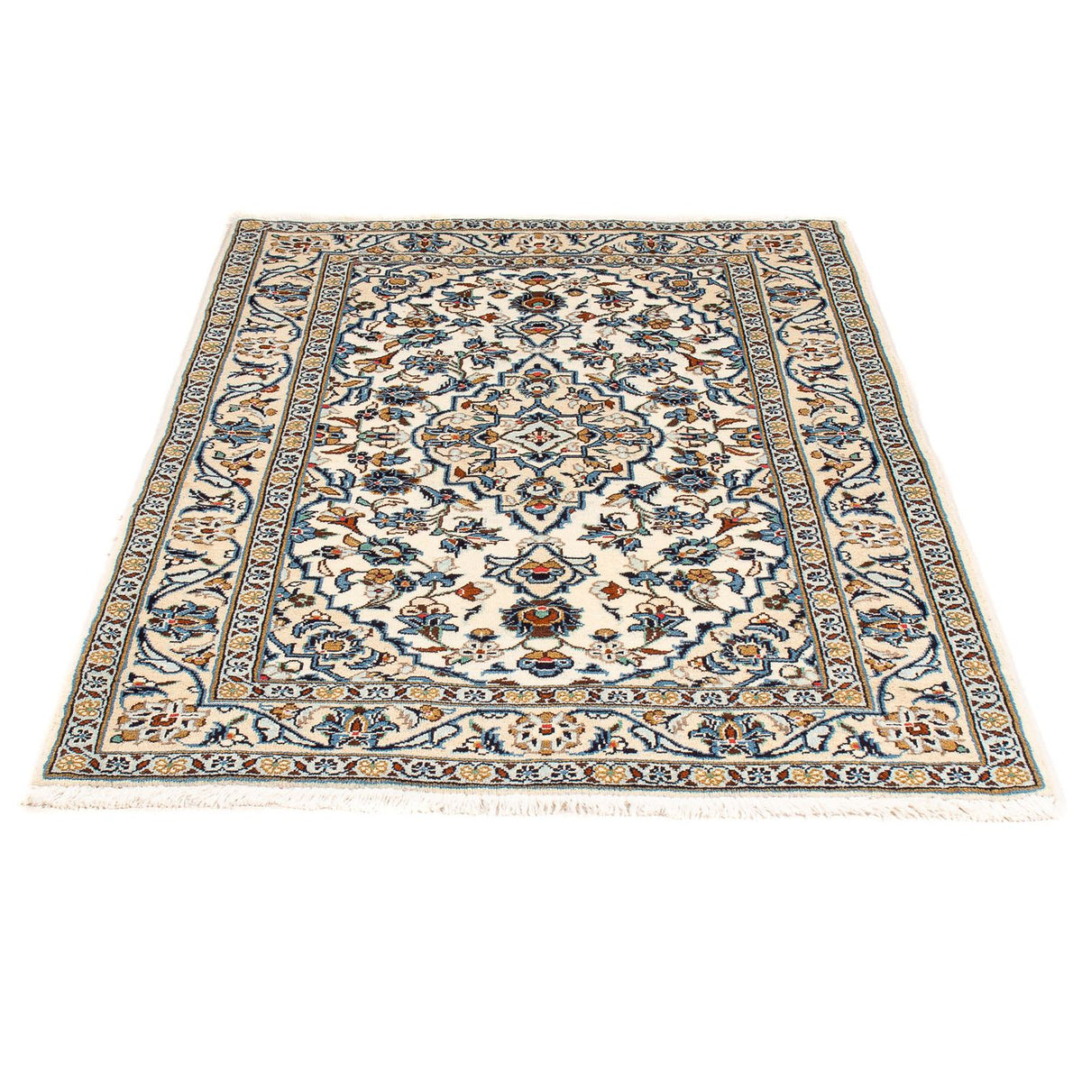 Persisk tæppe - Keshan - 152 x 100 cm - beige