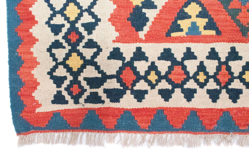 Kelim-tæppe - orientalsk - 174 x 128 cm - rød