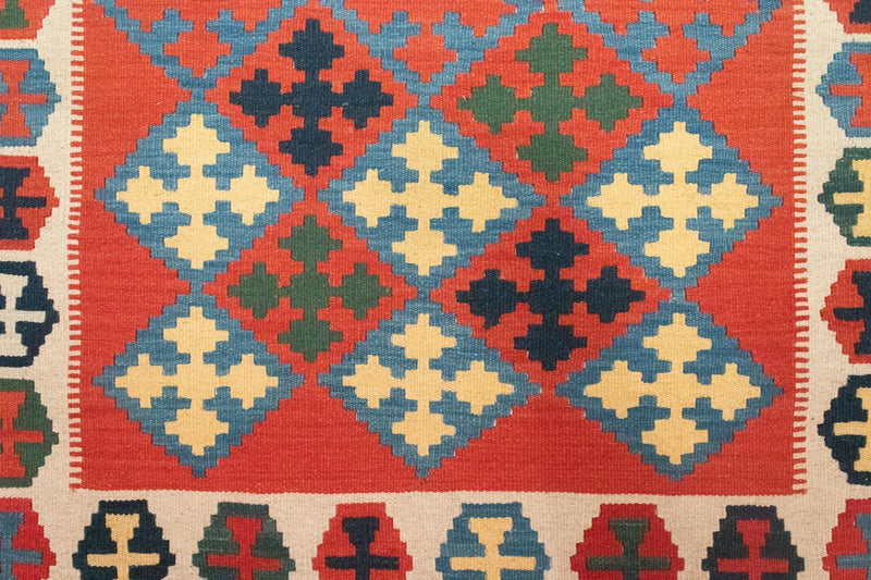 Kelim-tæppe - orientalsk - 180 x 120 cm - orange