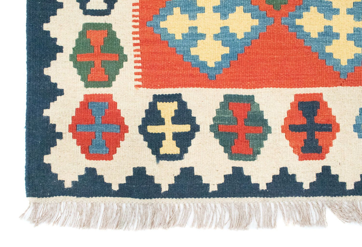 Kelim-tæppe - orientalsk - 180 x 120 cm - orange