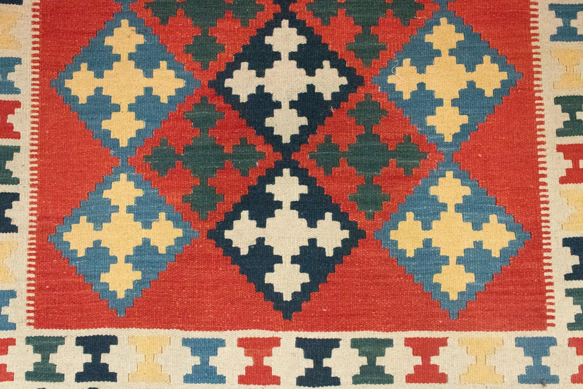 Kelim-tæppe - orientalsk - 176 x 125 cm - orange