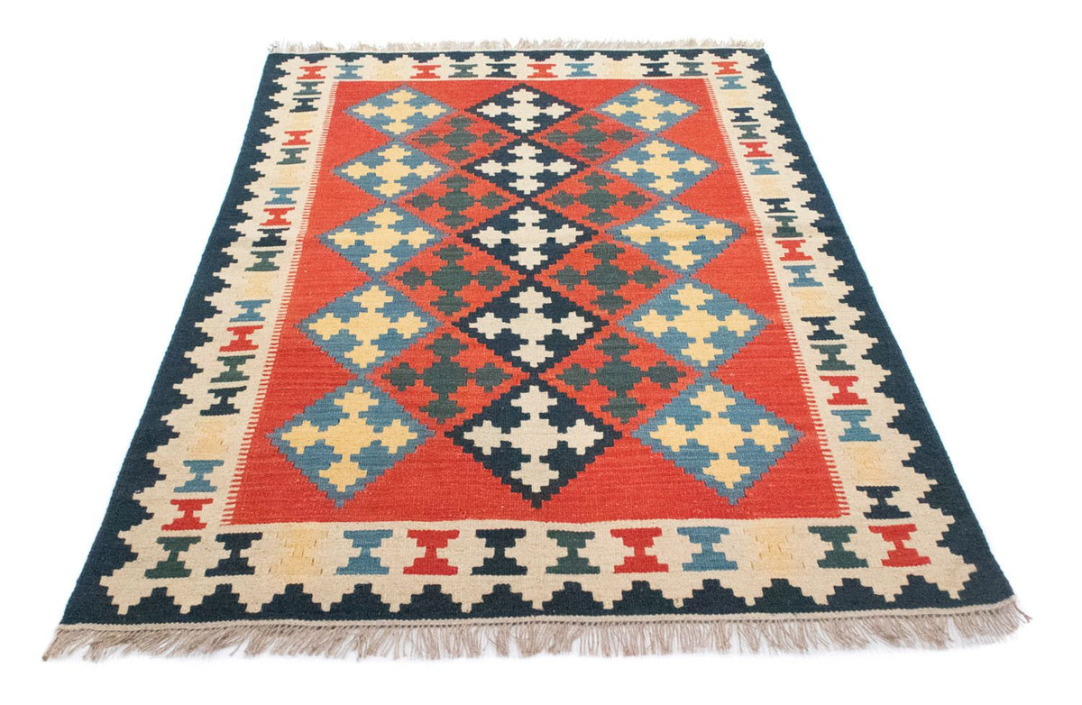 Kelim-tæppe - orientalsk - 176 x 125 cm - orange