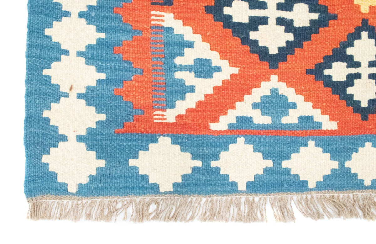Kelim-tæppe - orientalsk - 180 x 120 cm - orange