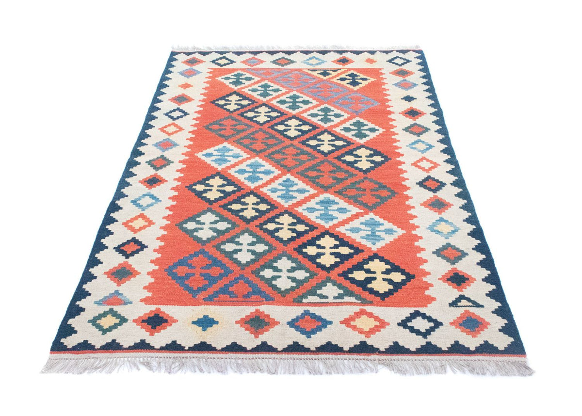 Kelim-tæppe - orientalsk - 186 x 120 cm - orange