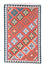 Kelim-tæppe - orientalsk - 188 x 123 cm - orange