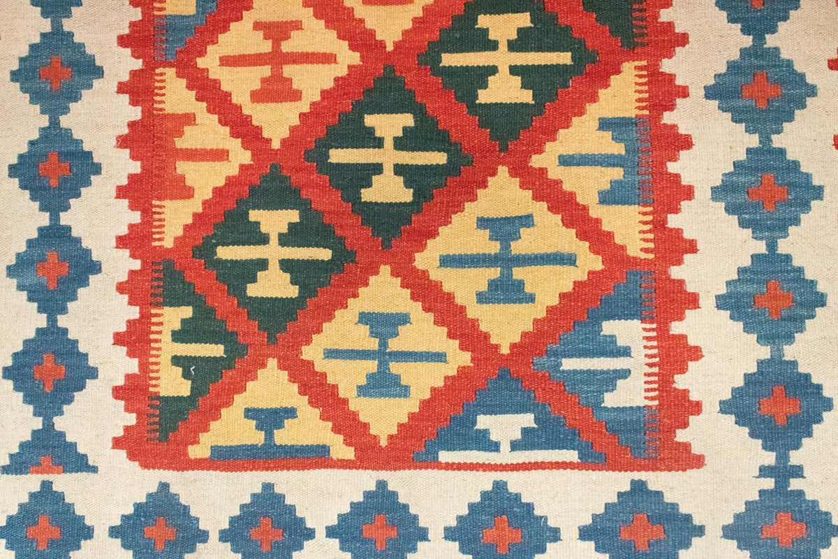 Kelim-tæppe - orientalsk - 190 x 120 cm - orange