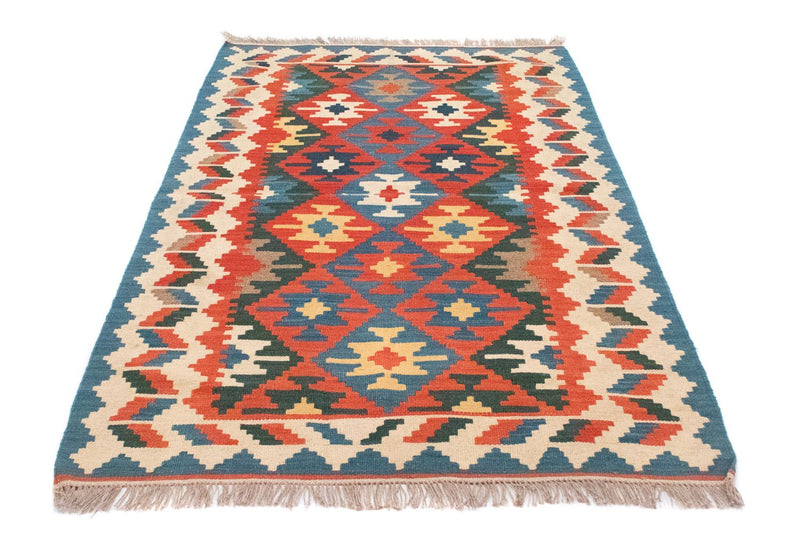 Kelim-tæppe - orientalsk - 185 x 119 cm - orange
