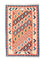 Kelim-tæppe - orientalsk - 152 x 99 cm - orange