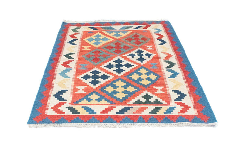 Kelim-tæppe - orientalsk - 147 x 101 cm - orange
